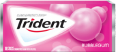 Жевательная резинка Trident Gum Bubblegum, США
